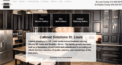Desktop Screenshot of cabinetsolutions-stl.com